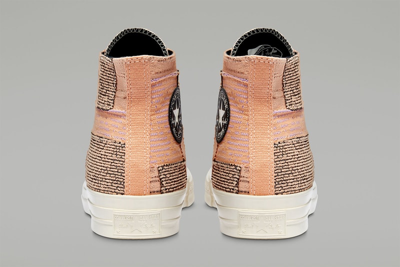 converse chuck 70 hi twill light gray egret 170059C peach sheer lilac 170058C release info store list buying guide photos price one star jacquard slub cotton 