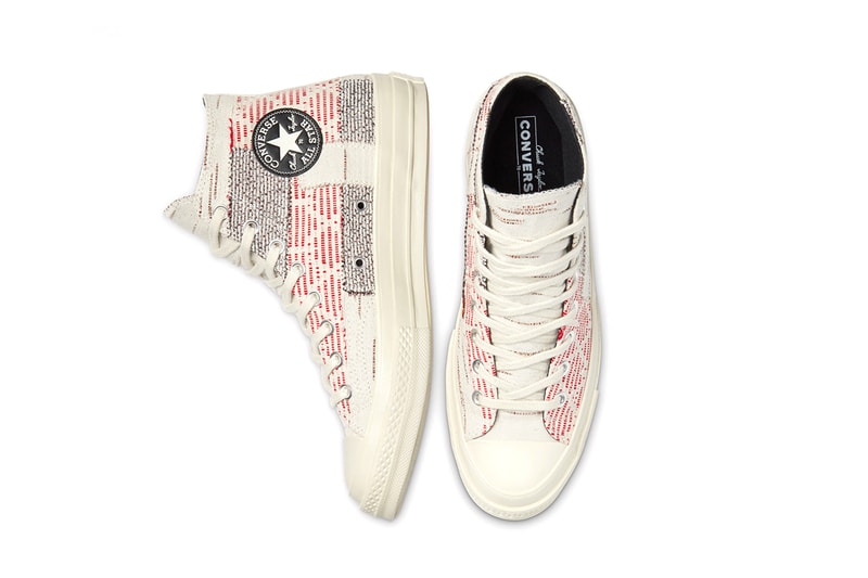 converse chuck 70 hi twill light gray egret 170059C peach sheer lilac 170058C release info store list buying guide photos price one star jacquard slub cotton 