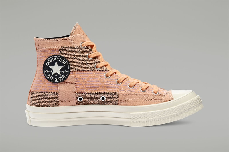 converse chuck 70 hi twill light gray egret 170059C peach sheer lilac 170058C release info store list buying guide photos price one star jacquard slub cotton 