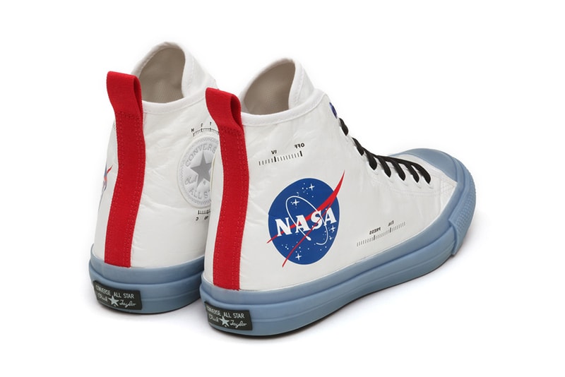 Converse Japan Chuck Taylor All Star "Spacesuits" Hi sneaker release date info buy jp march 2021 colorway nasa logo high top white blue 31303590210 31303590 tyvek dupont chemical date price RETRO&FUTURE