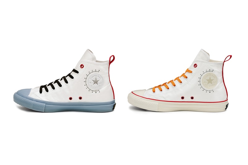 Converse Japan Chuck Taylor All Star "Spacesuits" Hi sneaker release date info buy jp march 2021 colorway nasa logo high top white blue 31303590210 31303590 tyvek dupont chemical date price RETRO&FUTURE
