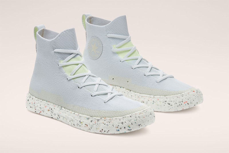 converse chuck taylor all star crater knit limestone grey 170367C storm wind white egret barely volt 170368C release info store list buying guide photos price eco friendly sustainable renew