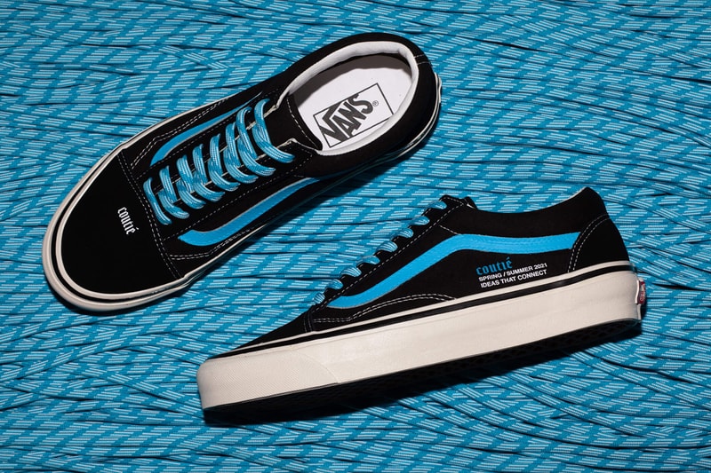 Coutié Custom Vans Old Skool "Old C Logo" "Baby Blue" 36 DX Anaheim Jazz Stripe Custom Sneaker Release Information Drop Date Closer First Look Unofficial Collaboration Limited Edition Rare German South California SoCal Skate Surf Culture