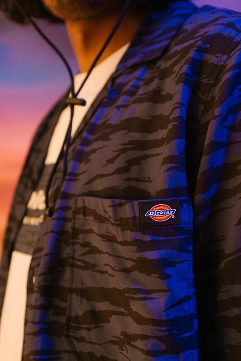 Dickies Life "Desert Expedition" Collection Info workwear camo tiger print release 