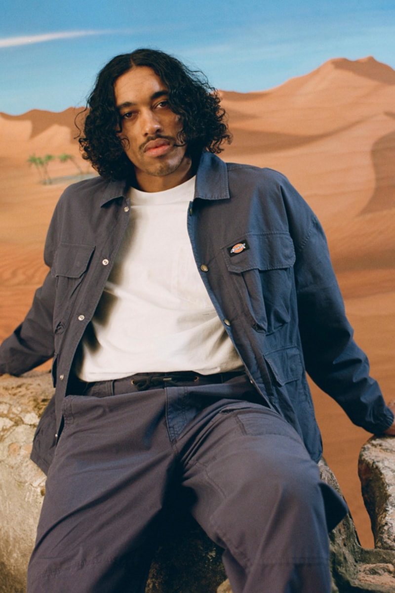 Dickies Life "Desert Expedition" Collection Info workwear camo tiger print release 