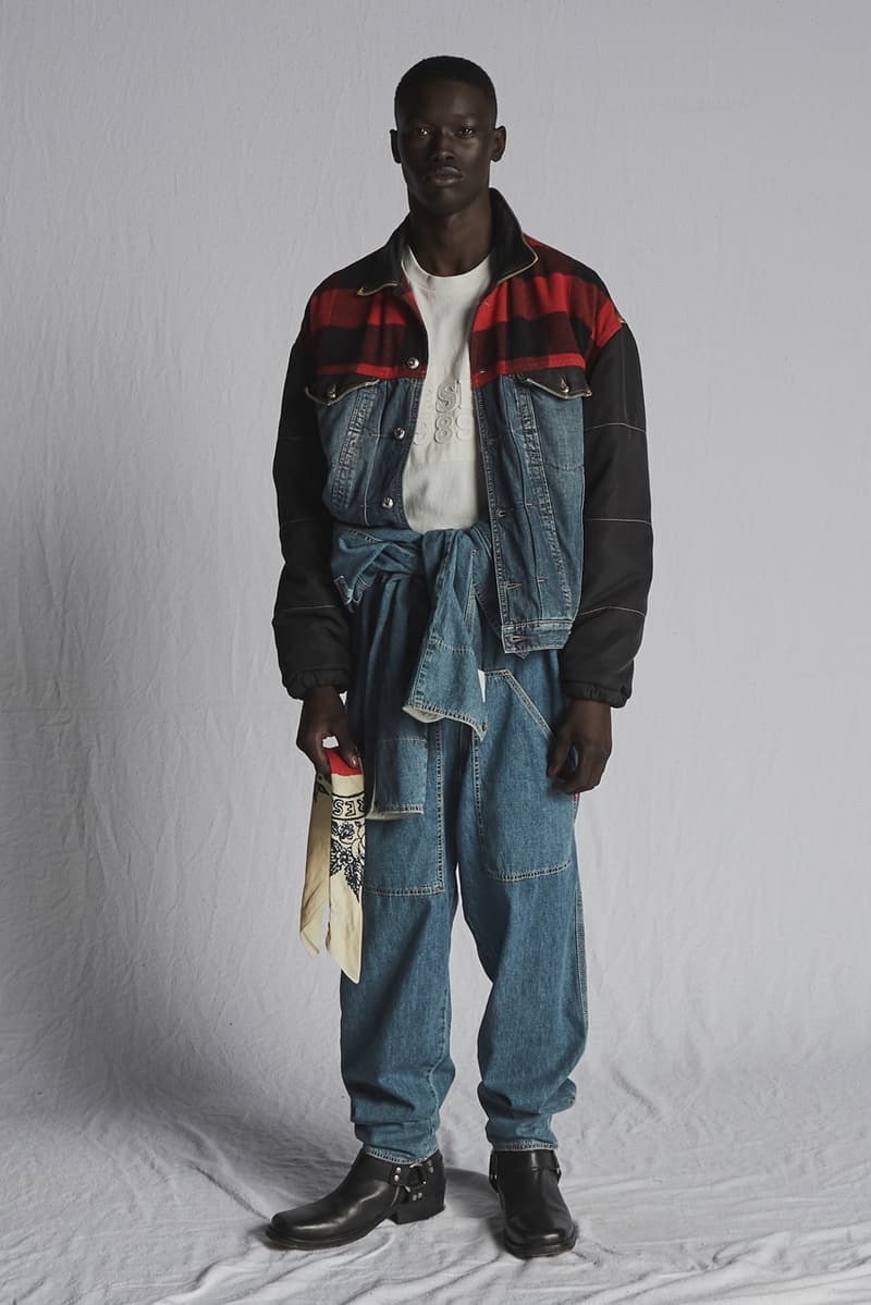 "Diesel x Diesel" fake smiles Archival Collection Lookbook  glenn martens menswear womenswear denim jacket jeans vintage