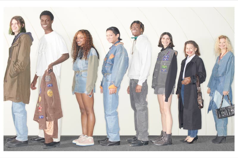 "Diesel x Diesel" fake smiles Archival Collection Lookbook glenn martens menswear womenswear denim jacket jeans vintage
