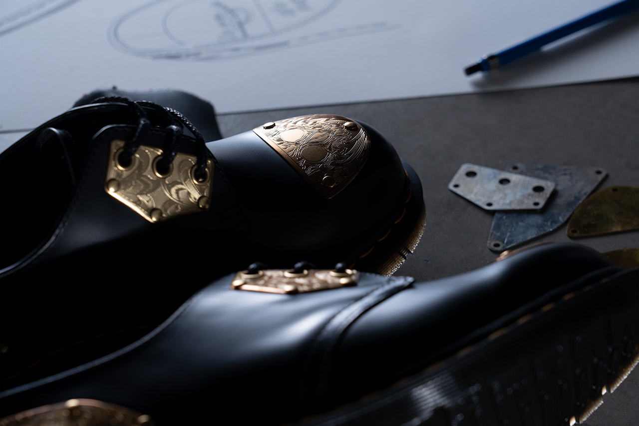 king nerd engraving dr martens 1460 1461 details metal black smooth leather boot shoe release information