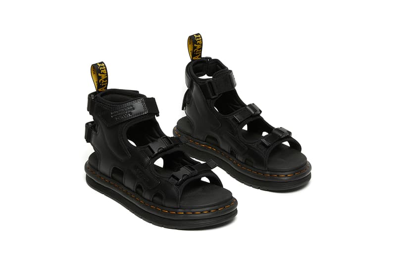 suicoke dr martens depa boak collaborations black leather lorsan release information details sandals buy cop purchase