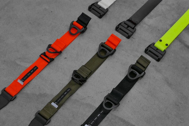DSPTCH The Anix Modular Guitar Strap accessories hi tech biothane neon black white yellow accessory design release