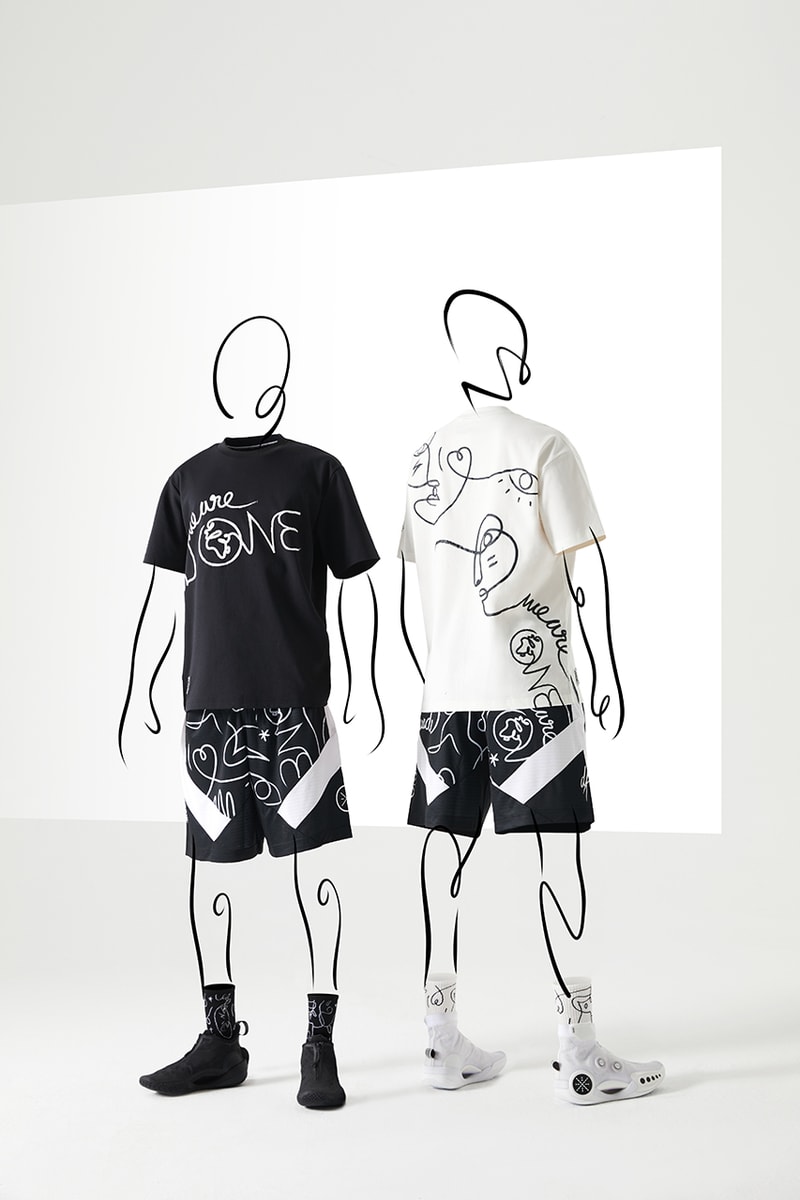Dwyane Wade Li-Ning french street artist DFT limited capsule collection fashion sport basketball shorts garments pop up chinese nba designer instagram