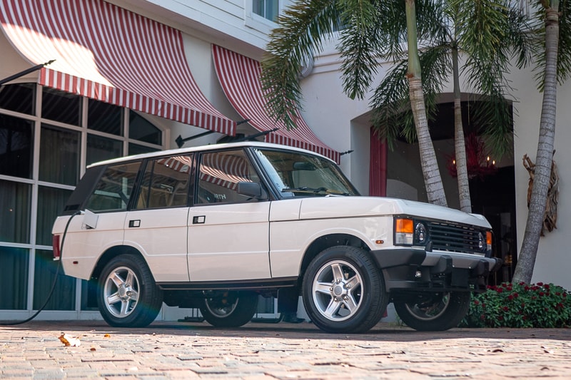 E.C.D. Automotive Design Electric Range Rover Classic Tesla Electric Classic Cars SUV 4x4 RRC Elon Musk Power Performance Drive HYPEBEAST Car Club