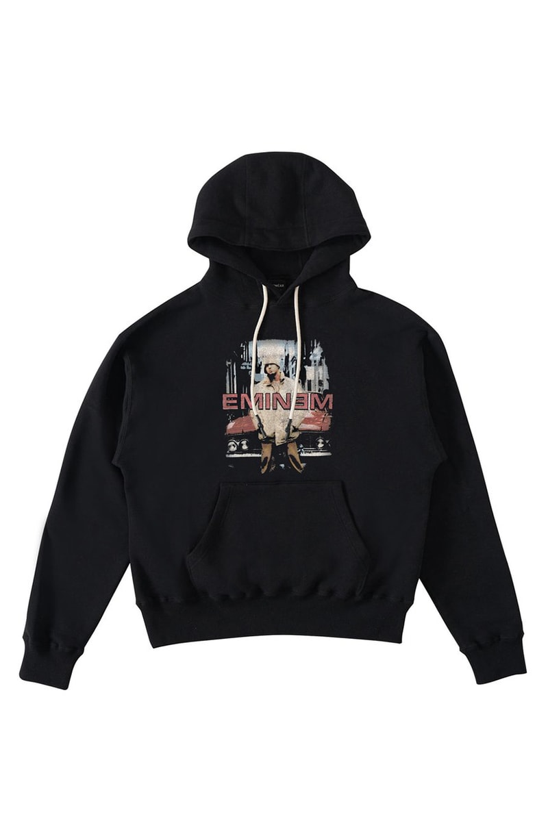 BY-WEAR ESSENTIALS "Eminem" Vintage Collection japan remake reissue graphic tee shirt hoodie sweater slim shady marshall mathers lp revival cover album art