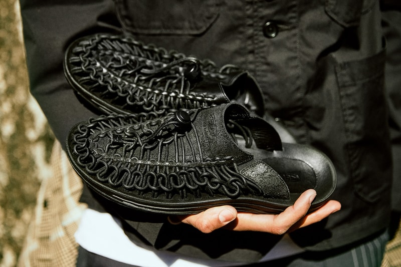 Engineered Garments x Keen Uneek Slide SS21 collaboration premium leather spring summer 2021 nepenthes sandal release date info buy nepenthes 