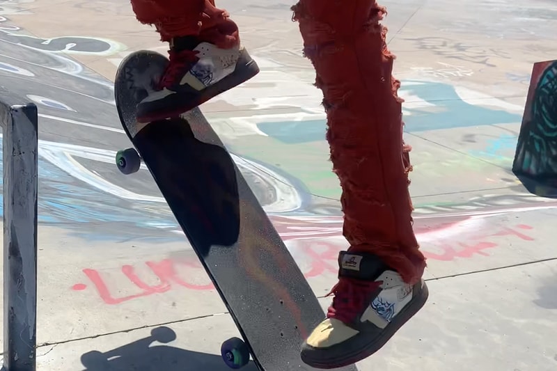 erik arteaga skates-Warren Lotas reaper dunk skate clip Sneaker sports burberry.erry Bam Margiela TeenagePunx skateboarting 