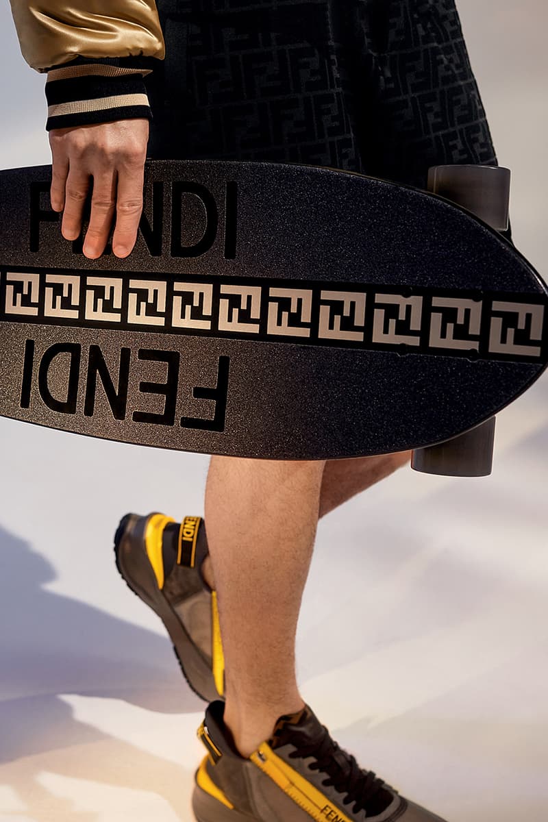 Fendi Active Menswear Collection Spring/Summer 2021 lookbook ss21 flow sneaker longboard jacket 