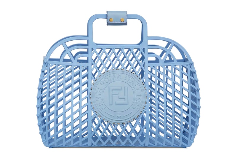 Fendi Recycled Plastic BASKET Handbag Release 1990s nostalgia shopping basket 