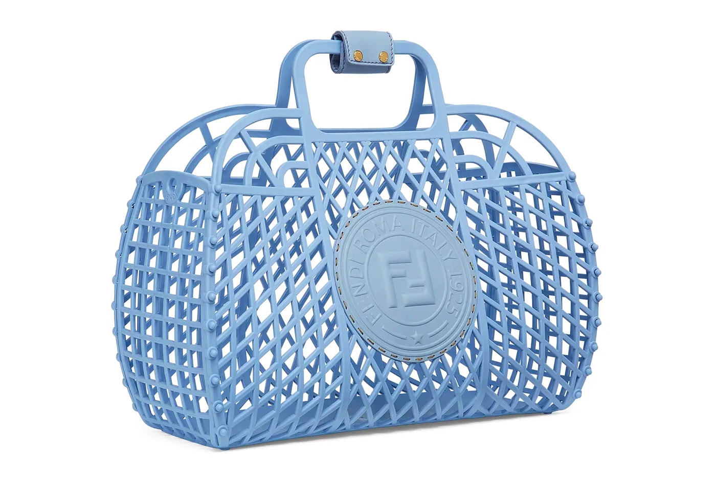 Fendi Recycled Plastic BASKET Handbag Release 1990s nostalgia shopping basket 