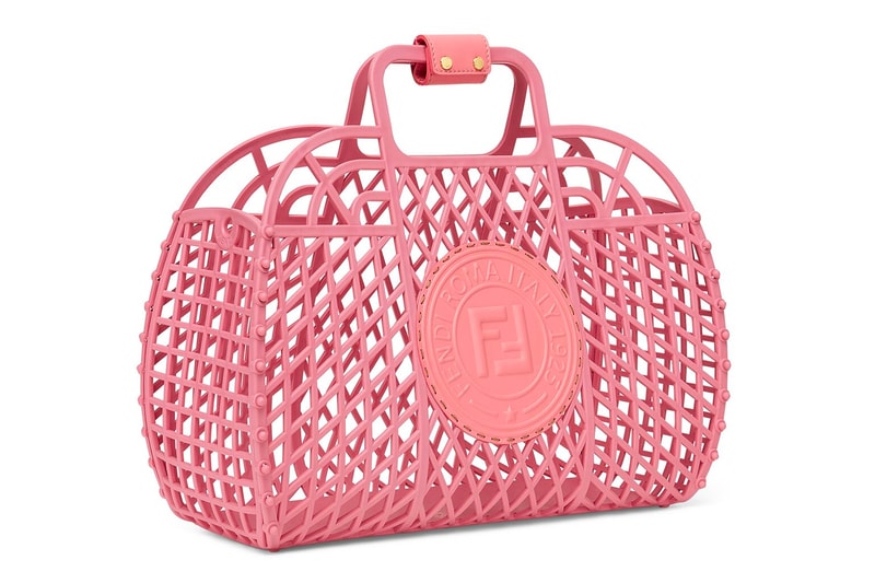 Fendi Recycled Plastic BASKET Handbag Release 1990s nostalgia shopping basket 