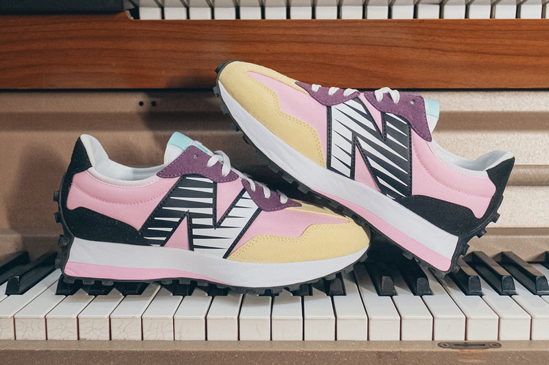 foot locker new balance 327 nb collective black white pink brown cream release info date price store list buying guide photos 
