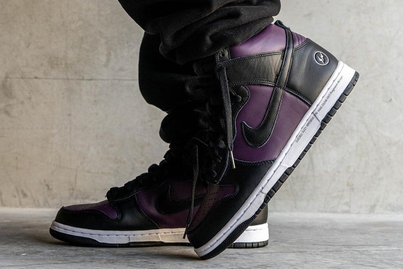 fragment design hiroshi fujiwara nike sportswear dunk high beijing black purple wine DJ0382 600 official release date info photos price store list buying guide