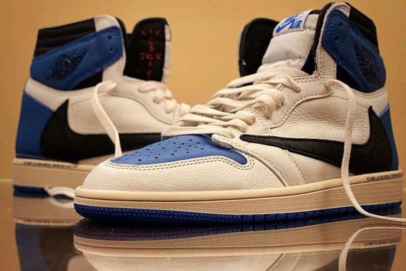 fragment design x Travis Scott x Air Jordan 1 Cactus Jack La Flame Sneaker Leak News First Look Closer Drop Date Price Release Information Collaboration HYPEBEAST Hype AJ1 Jays Hiroshi Fujiwara