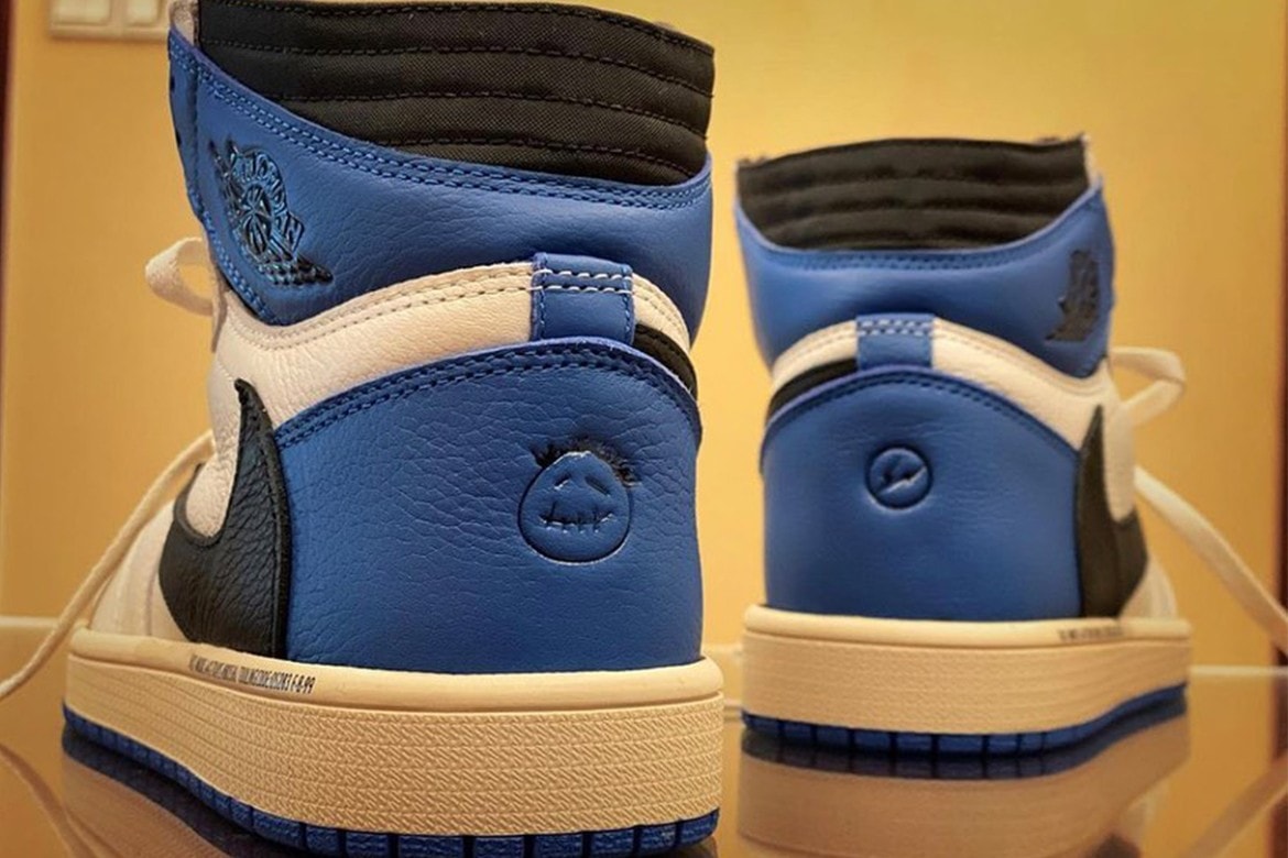 Best Look Yet At Fragment Design X Travis Scott Aj1 Hypebeast