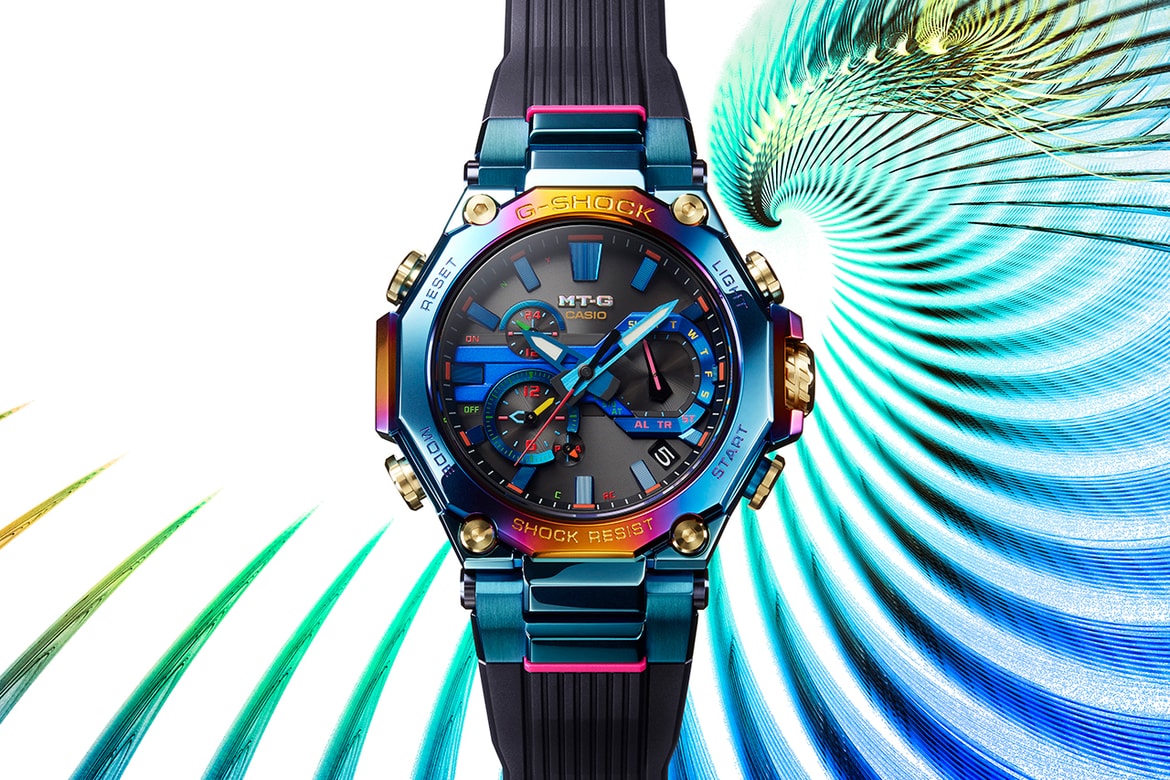 Gshock Mtg B00ph Blue Pheonix Hypebeast Gshock Mtg B00ph Blue Pheonix Hypebeast