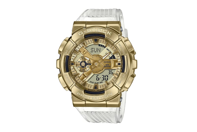 G-SHOCK's Metal Skeleton Series Is Embellished in Gold and Silver Camo
