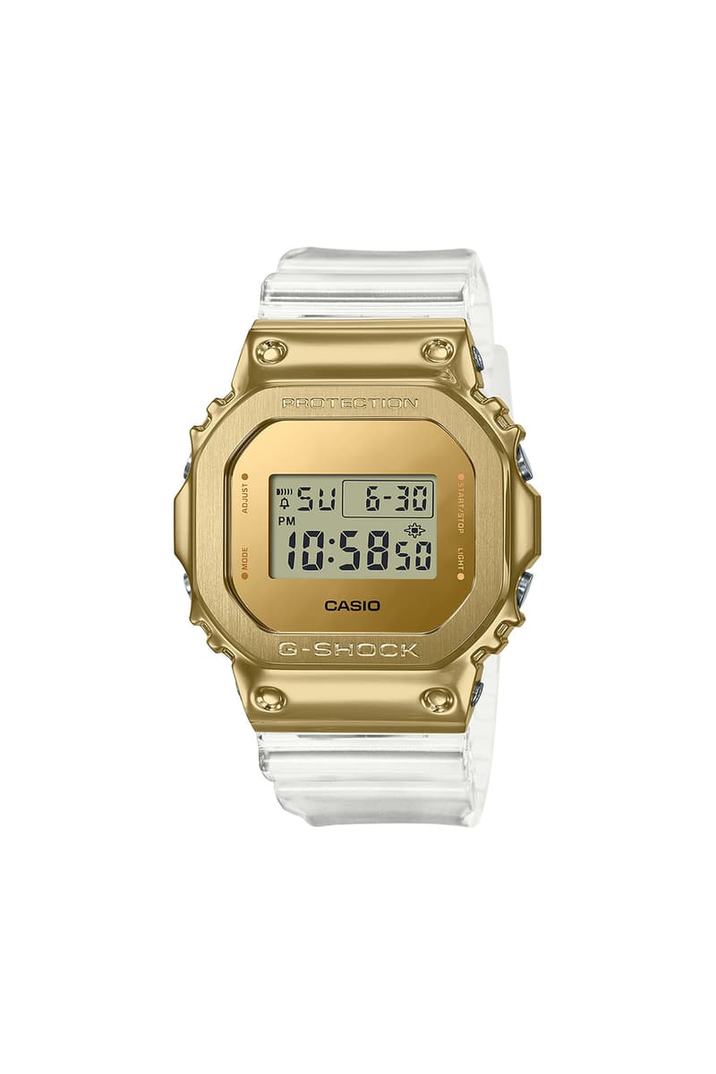 casio g shock metal skeleton gold series GM 110 GM 5600 GM 6900 9 watches watch accessories collectibles release