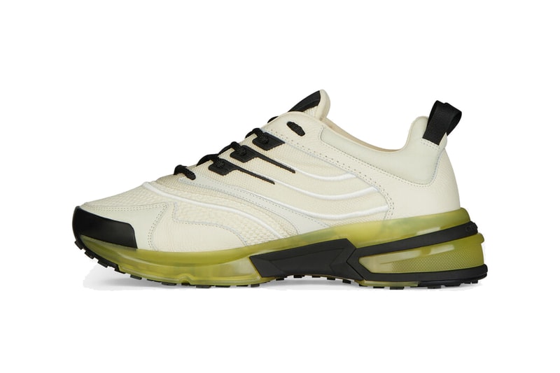 givenchy giv 1 sneaker matthew m williams designed cream yellow black green croc