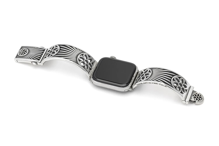 GOOD ART's Sterling Silver Bracelet Gives the Apple Watch a Rebellious Makeover