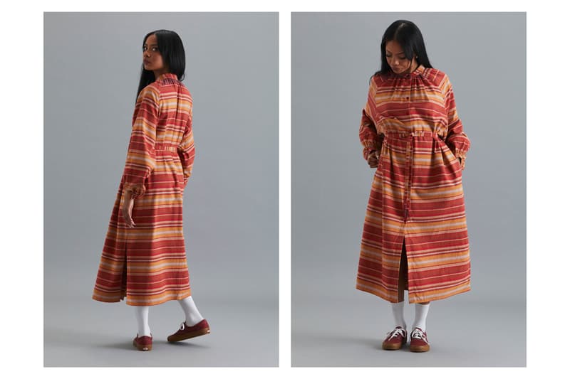 Good Good Good Spring/Summer 2021 Collection Lookbook South African Brand Emerging Designer Sustainability Kenyan Kokoi Fabric Deadstock Stripes Vertical Horizontal 