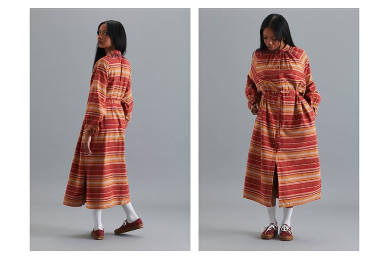Good Good Good Spring/Summer 2021 Collection Lookbook South African Brand Emerging Designer Sustainability Kenyan Kokoi Fabric Deadstock Stripes Vertical Horizontal