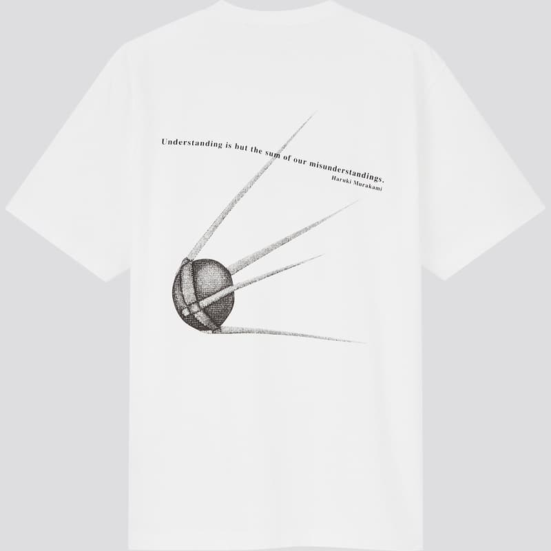 UNIQLO UT x Haruki Murakami Radio, Books Collection tee shirts tickers pins release date info buy store Pinball 1973, Norwegian Wood, Dance Dance Dance, Sputnik Sweetheart, Kafka on the Shore, and 1Q84