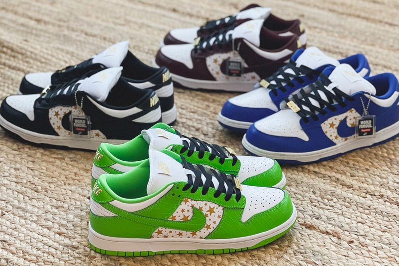 HBX Archives wesoldout Supreme Nike SB Dunk Low Giveaway Info dh3228-100-101-102-103