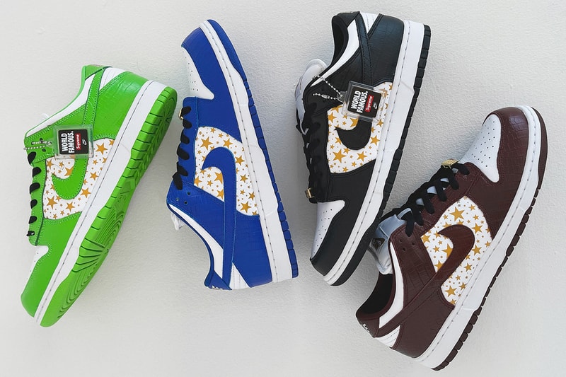 HBX Archives wesoldout Supreme Nike SB Dunk Low Giveaway Info dh3228-100-101-102-103