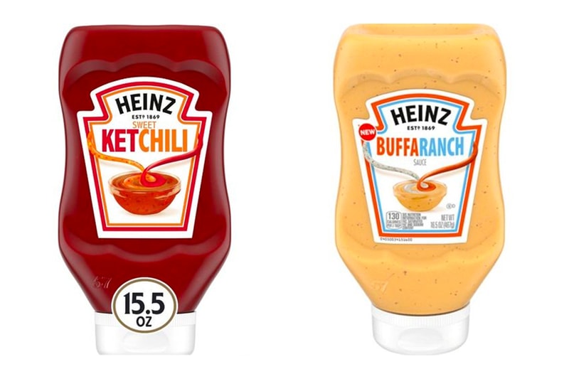 Heinz Introduces Ketchili and Buffaranch Mashup Condiments Hanch Wasabioli Tarchup Ranch Ketchup Mayo Spicy Buffalo Sauch Walmart Kraft Heinz