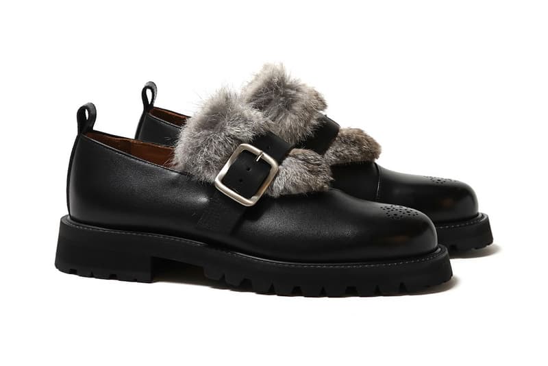 Hender Scheme Vibram Commando Mule, Fur Shoes spring summer 2021 ss21 mj-s-cmm mischa black brown li-s-mis japan leather collaboration collection buy price footwear