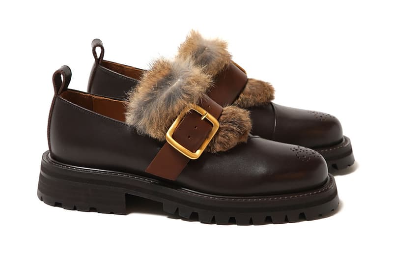 Hender Scheme Vibram Commando Mule, Fur Shoes spring summer 2021 ss21 mj-s-cmm mischa black brown li-s-mis japan leather collaboration collection buy price footwear