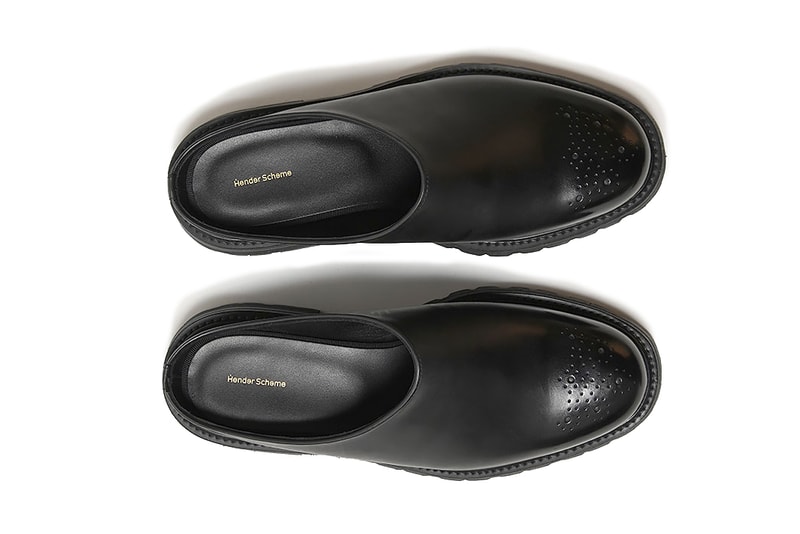 Hender Scheme Vibram Commando Mule, Fur Shoes spring summer 2021 ss21 mj-s-cmm mischa black brown li-s-mis japan leather collaboration collection buy price footwear