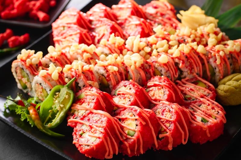 Hissho Sushi and Frito-Lay Offer a Flamin' Hot Cheetos Sushi Roll
