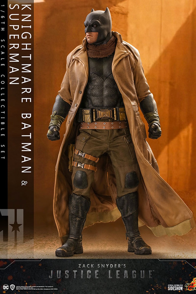 hot toys justice league the snyder cut dc comics knightmare batman superman 1 6th scale figures collectibles 