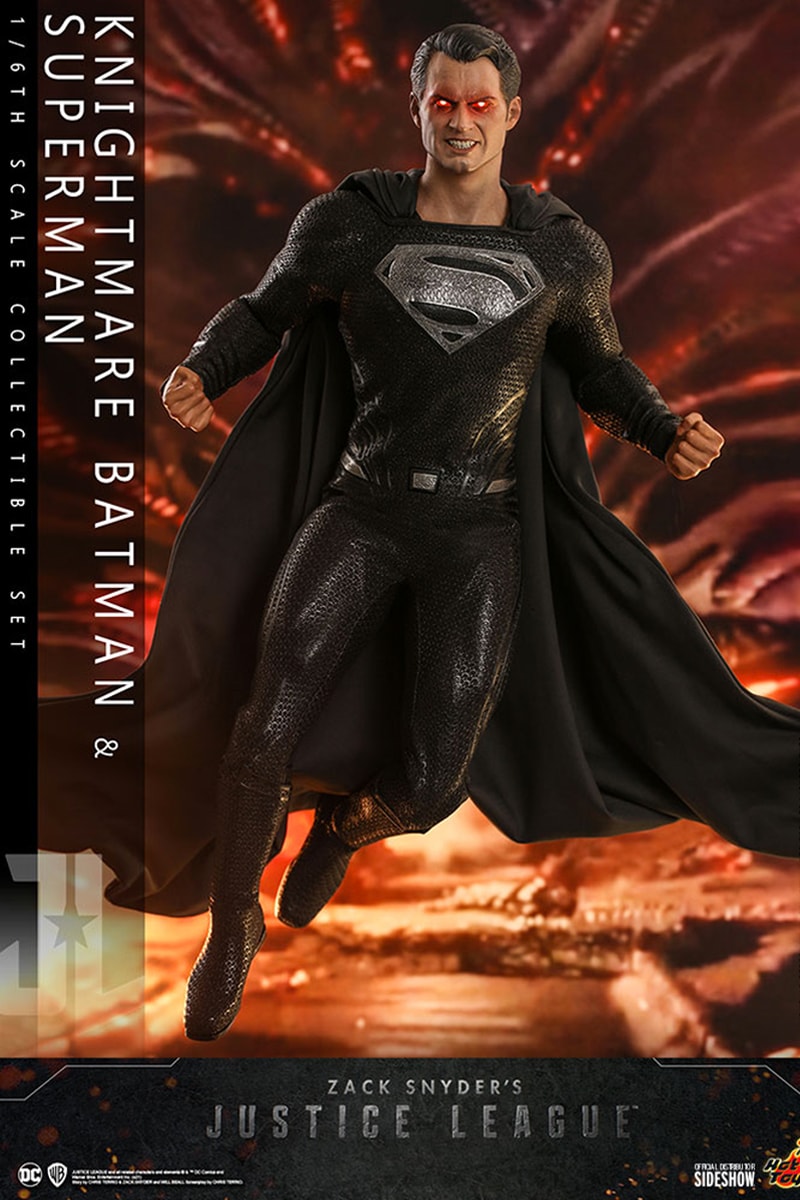 hot toys justice league the snyder cut dc comics knightmare batman superman 1 6th scale figures collectibles 