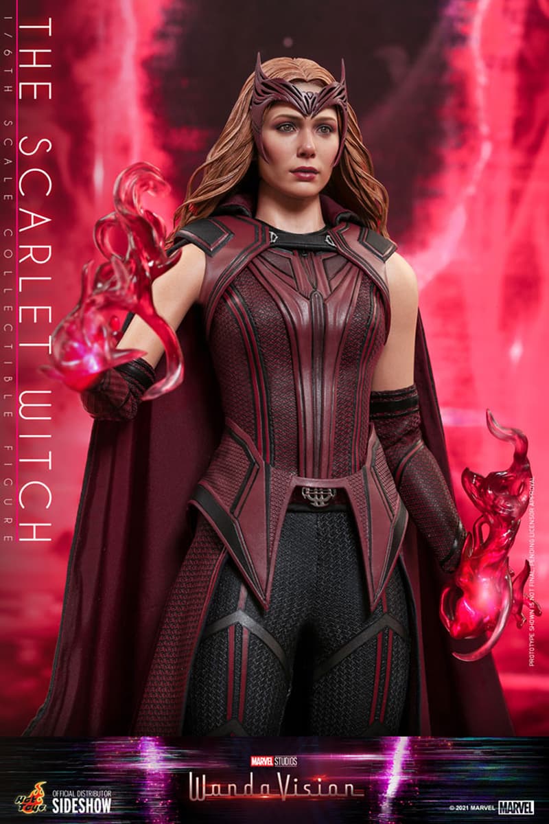 hot toys marvel cinematic universe disney plus wandavision scarlet witch vision 1 6th scale figures models toys collectibles 