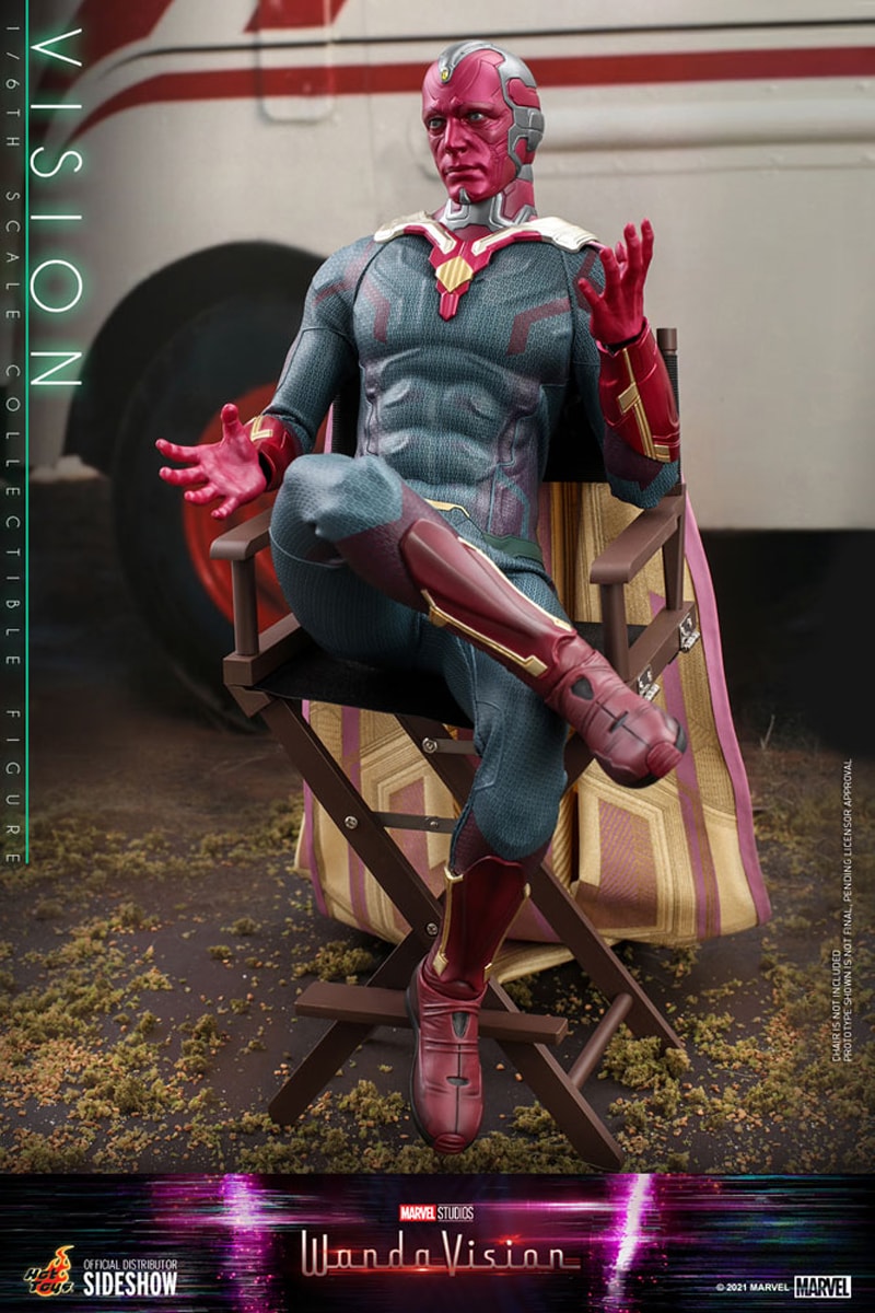hot toys marvel cinematic universe disney plus wandavision scarlet witch vision 1 6th scale figures models toys collectibles 