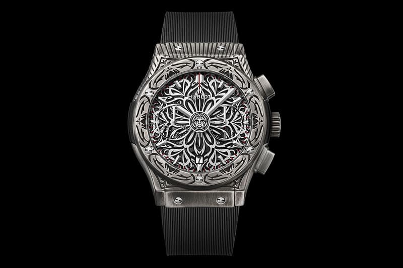 Hublot Produces Engraved Titanium Chronograph Inspired by the Mandala With Artist Shepard Fairey