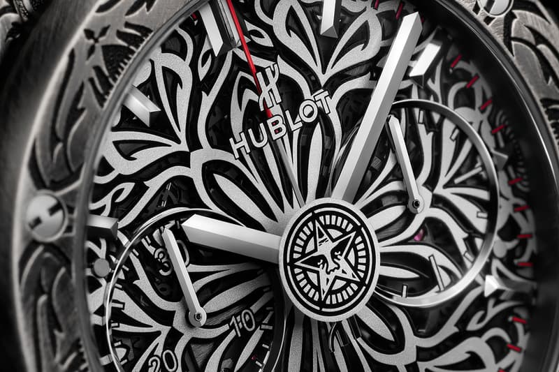 Hublot Produces Engraved Titanium Chronograph Inspired by the Mandala With Artist Shepard Fairey