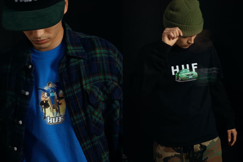 HUF x Street Fighter Collaboration Lookbooks 1990s Capcom Nostalgia Arcade Games Fighting Gaming Sake Bomb Set Chun-Li Stages