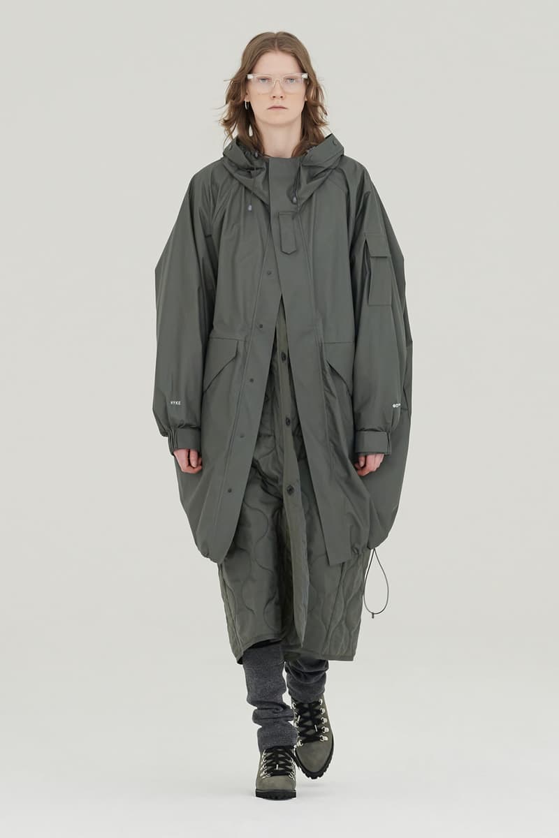 HYKE Fall/Winter 2021 Collection Lookbook runway show fw21 japan brand the north face adidas womenswear